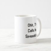 Mug Ohh This Calls for a Spreadsheet, Hilarious Budget (Devant droit)