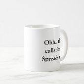 Mug Ohh This Calls for a Spreadsheet, Hilarious Excel  (Devant droit)