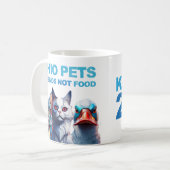 Mug OHIO ANIMAUX, Amis pas de nourriture (L'ORIGINAL) (Devant gauche)