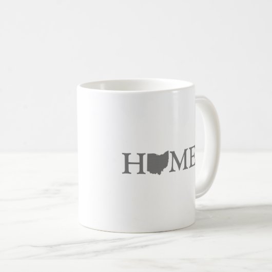 Mug Ohio HOME State Word Art (Devant droit)
