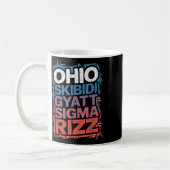 Mug Ohio Skibidi Gyatt Sigma Rizz Gen Slang Rizz Drôle (Gauche)