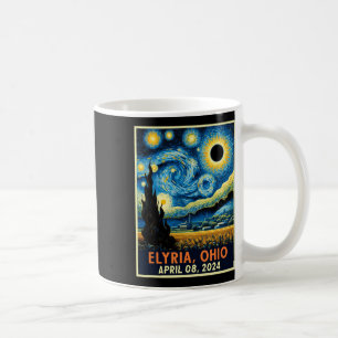 Mug Ohio Total Solar Eclipse 2024 Starry Night Van Gog
