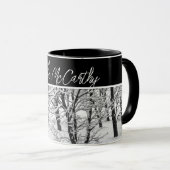 Mug Ohio Winter Trees Photo (Devant droit)