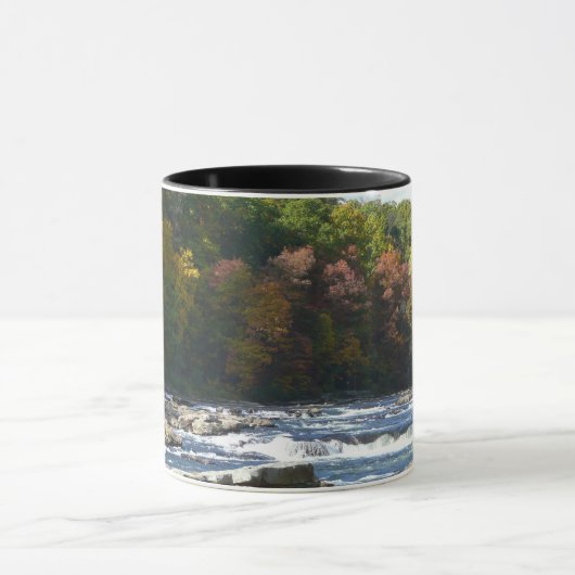 Mug Ohiopyle River Rapids à l'automne Pennsylvanie Aut (Centre)