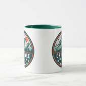 Mug Ohiopyle State Park Pennsylvania Retro Sunset (Centre)