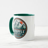 Mug Ohiopyle State Park Pennsylvania Retro Sunset (Devant gauche)