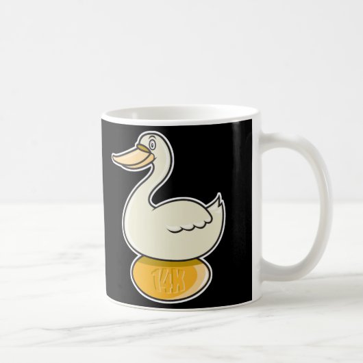 Mug oie avec œuf d'or (Droite)