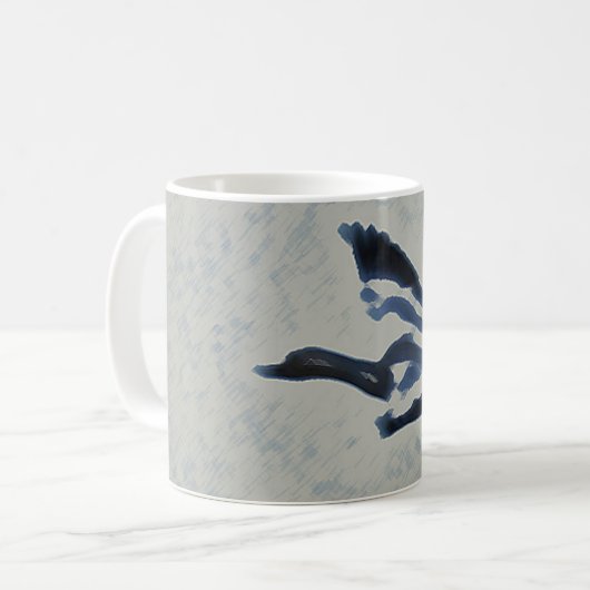 Mug Oie bleue (Devant gauche)