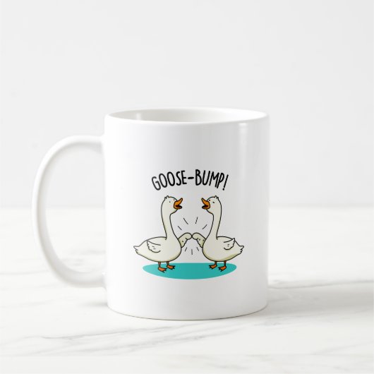 Mug Oie Bumps Drôle animal Pun (Gauche)