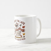 Mug Oie d'automne drôle (Devant droit)