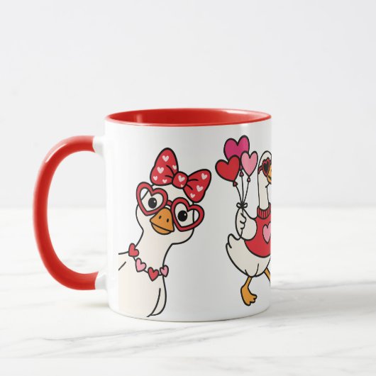 Mug Oie de la Saint-Valentin (Gauche)