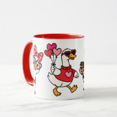 Mug Oie de la Saint-Valentin (Devant gauche)