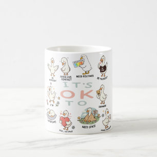 Mug Oie de l'acceptation de l'autisme C'est OK d'êtr