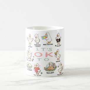 Mug Oie de l'acceptation de l'autisme C'est OK d'êtr