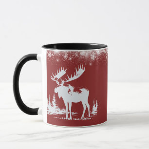 Mug Oie de Noël - Couleur rouge