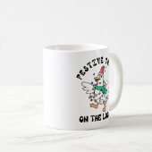 Mug Oie de Noël déchaînée (Devant droit)