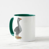 Mug Oie de Toulouse ornée (Devant gauche)