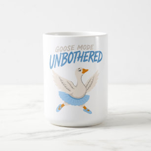 Mug Oie drôle en mode indifférent en tenue de ballet