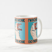 Mug Oie Drôle qui Klaxonne Oiseau (Devant droit)