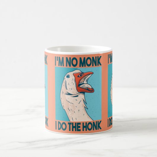 Mug Oie Drôle qui Klaxonne Oiseau (Centre)
