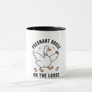 Mug Oie enceinte sur l'oiseau de Grossesse Perdue Oie
