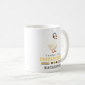 Mug Oie personnalisée Dispatch 911 avec casque (Devant droit)