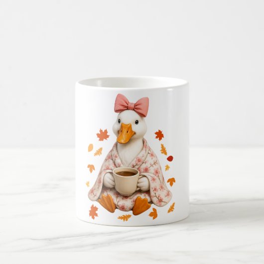 Mug Oie Ridicule Plaid de Café de Fleur de Cerisier d (Centre)