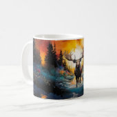 Mug Oie Surréaliste Se Trouvant Dans L'Eau (Devant gauche)