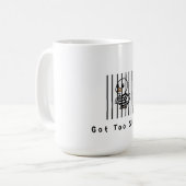 Mug Oie trop drôle et ridicule (Devant gauche)