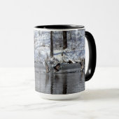 Mug Oies Se Levant De L'Eau En Vol (Devant droit)