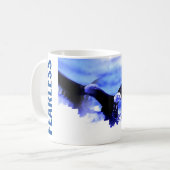 Mug Oigle sans peur Motivational Courage Artwork (Devant gauche)