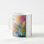 Mug Oiseau à poitrine rouge à bec rose (Devant gauche)