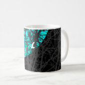 Mug oiseau à silhouette (Devant droit)