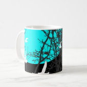 Mug oiseau à silhouette (Devant gauche)