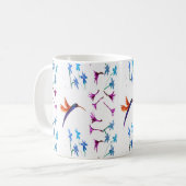 Mug Oiseau Art Hummingbird Flowers Floral (Devant gauche)