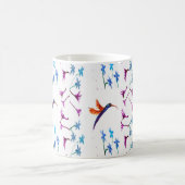 Mug Oiseau Art Hummingbird Flowers Floral (Centre)