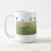 Mug Oiseau au-dessus de paysage (Gauche)