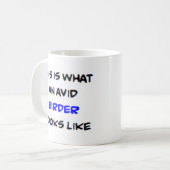 Mug oiseau, avide (Devant gauche)