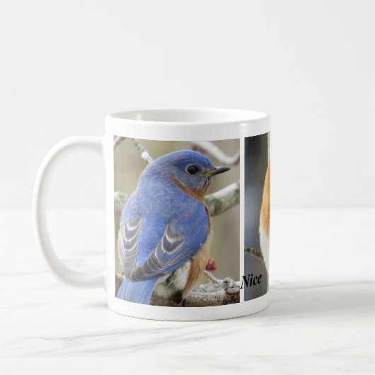 Mug Oiseau bleu (Gauche)