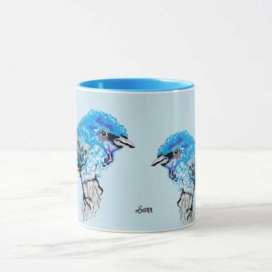 Mug : Oiseau bleu (Centre)