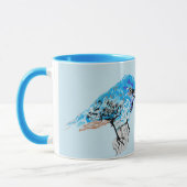Mug : Oiseau bleu (Gauche)