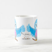 Mug Oiseau bleu de bonheur (Centre)