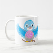 Mug Oiseau bleu de bonheur (Gauche)