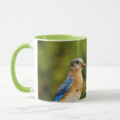 Mug Oiseau bleu oriental (Gauche)