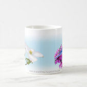 Mug Oiseau bleu oriental avec le cornouiller et le (Centre)