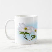 Mug Oiseau bleu oriental avec le cornouiller et le (Gauche)