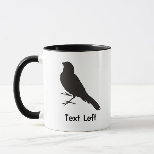 Mug Oiseau canarien permanent (Gauche)