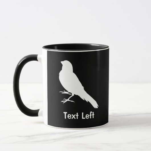 Mug Oiseau canarien permanent (Gauche)