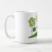 Mug Oiseau chantant fantaisiste (Gauche)