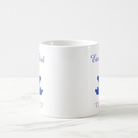 Mug Oiseau chantant mignon (Centre)